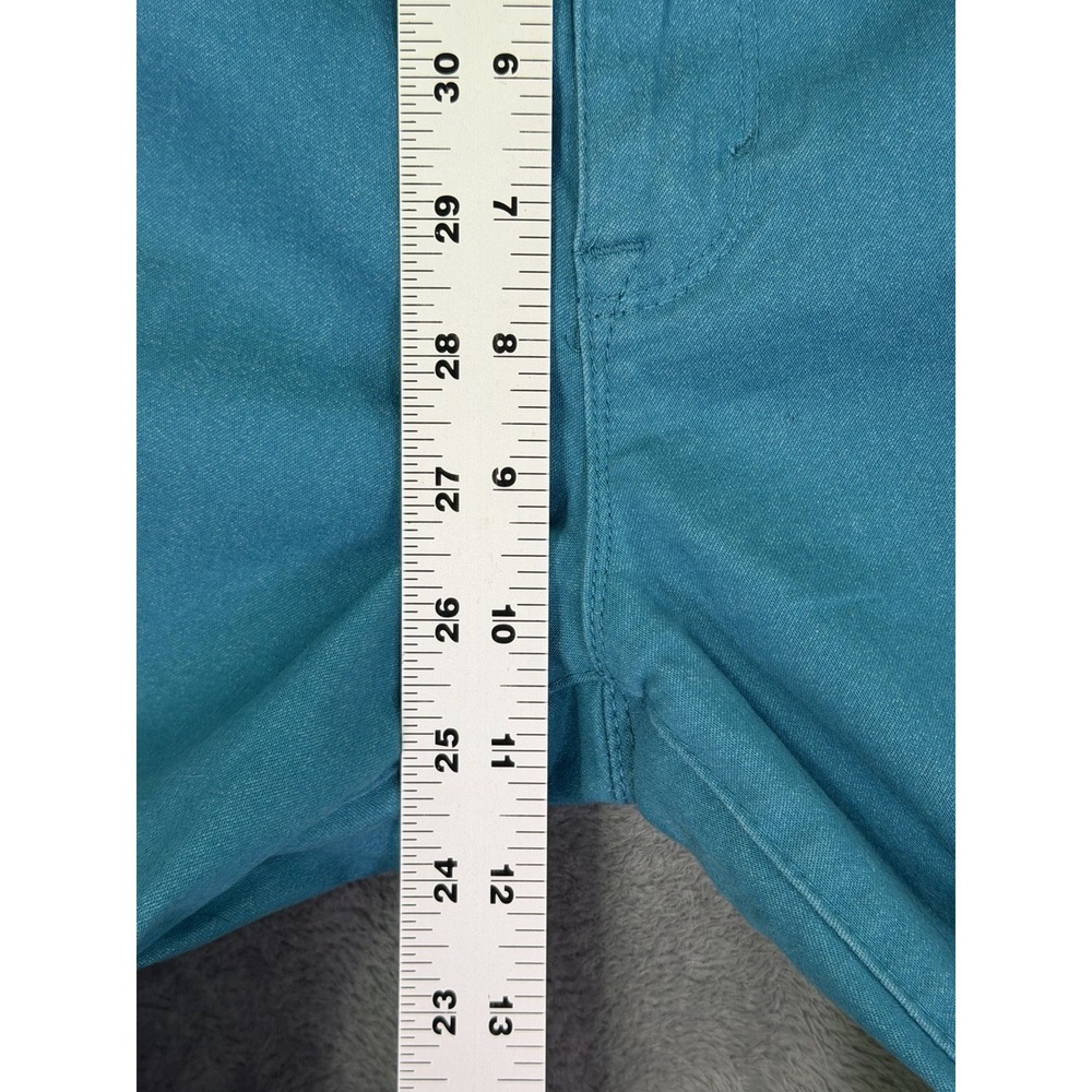 Curve Appeal Jeans Womens 8 Blue Teal High Rise Minimalist Jegging Stretch - Picture 4 of 9
